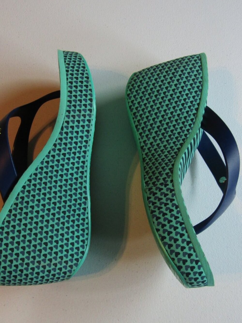 Zaxy Lipstick 2 Wedge Platform Flip Flop Sandals - Picture 3 of 9